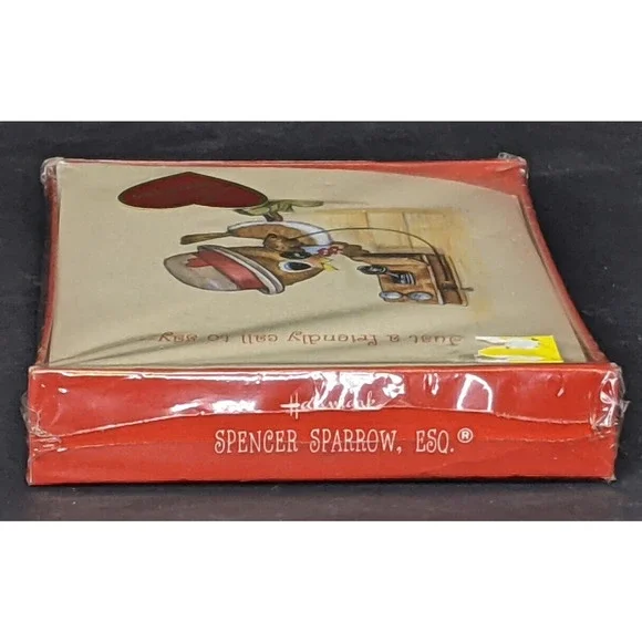 Vtg New in Box 12 Valentine Cards Envelopes 3 designs Spencer Sparrow 4 x 6" - Picture 4 of 4